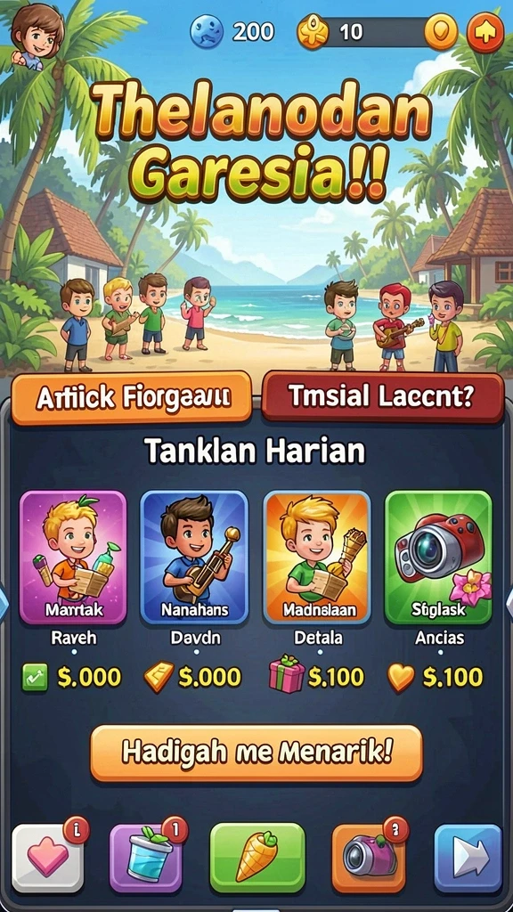 Tangkapan layar memperlihatkan fitur interaksi komunitas dalam game.