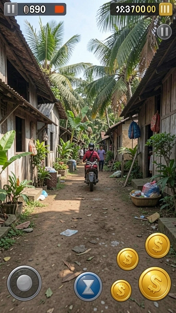 Mode permainan yang penuh tantangan dan seru.