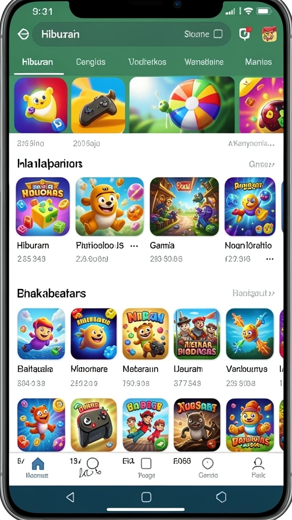 Tampilan antarmuka yang intuitif dan menarik.