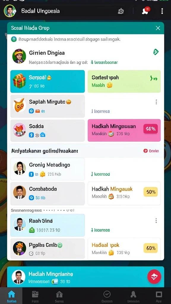 Tampilan antarmuka yang menarik dan ramah pengguna.