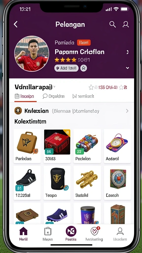 Tampilan awal aplikasi DAM88 yang menarik dan responsif.