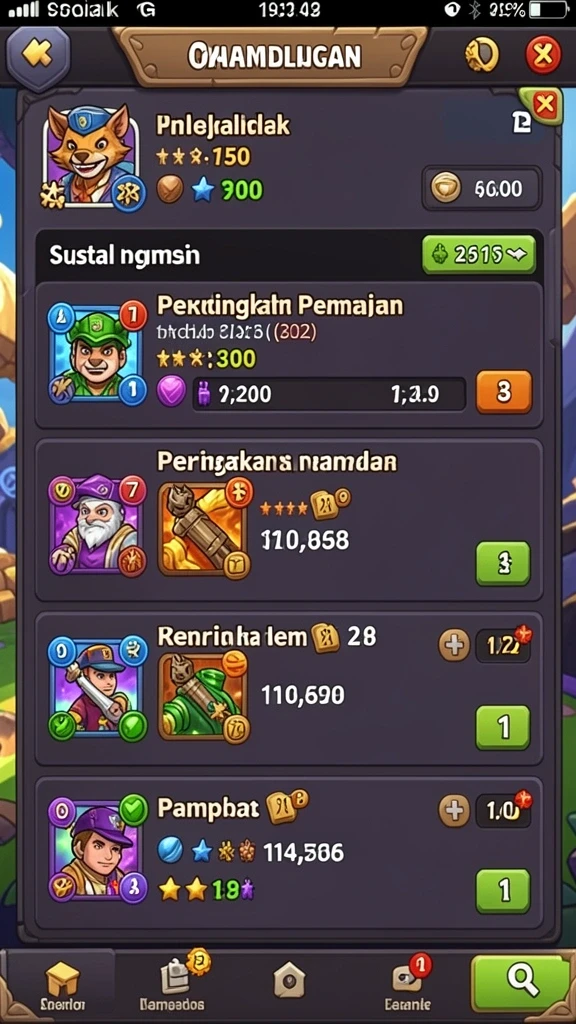 Grafis permainan yang memukau dan interaktif.