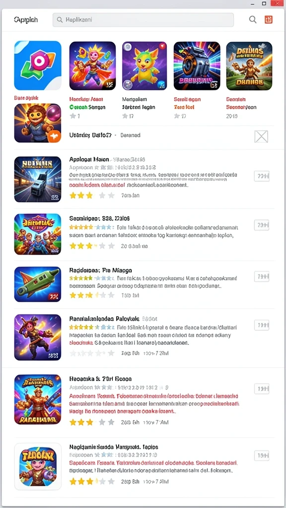 Karakter unik yang dapat dipilih dan disesuaikan.