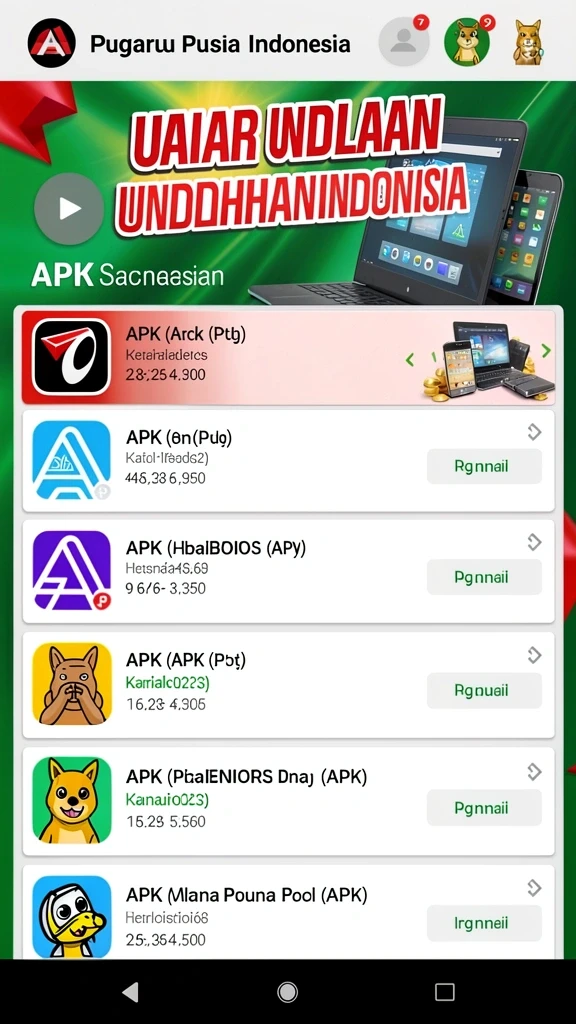 Karakter unik dengan berbagai kostum tersedia.