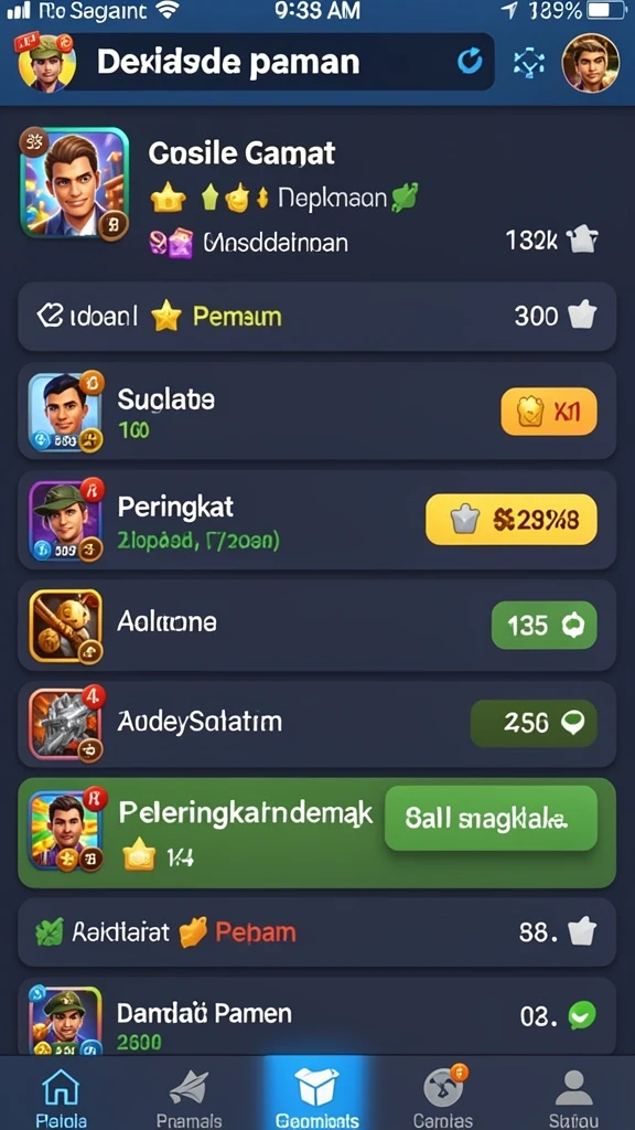 Fitur multiplayer yang menghubungkan pemain di seluruh dunia.