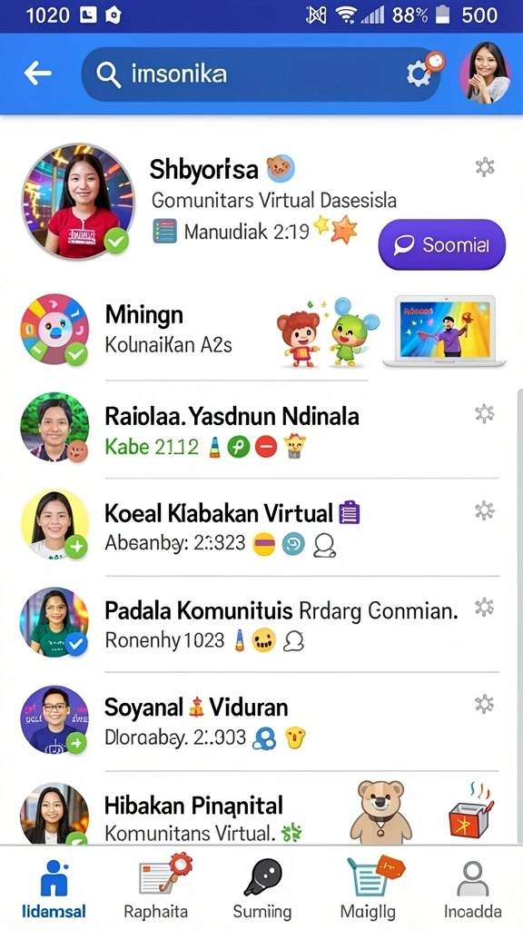 Momen seru saat menyelesaikan tantangan sulit.