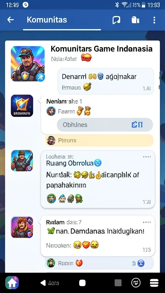 Tangkapan layar menampilkan karakter utama dalam petualangan.