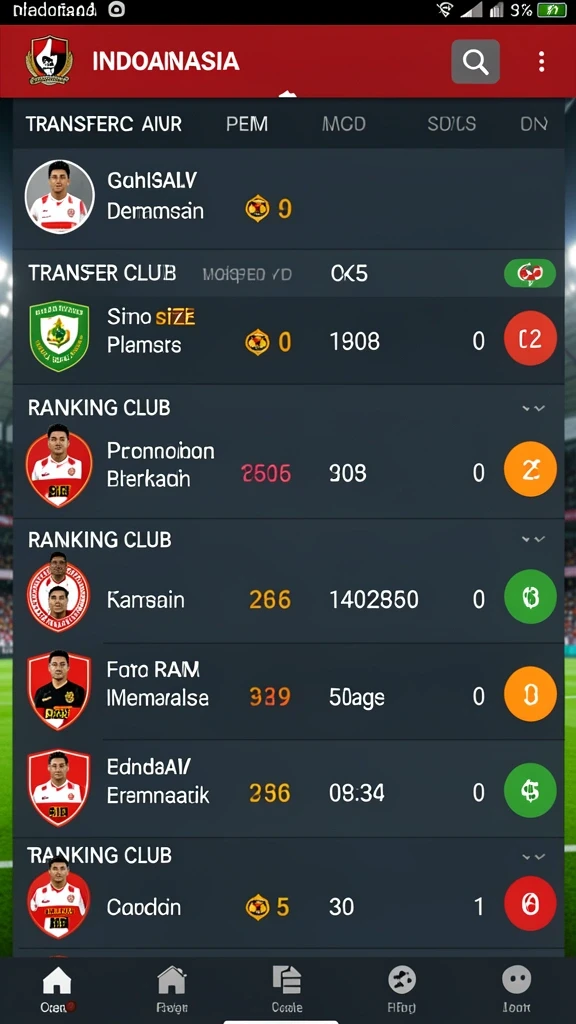 Tampilan menu utama KOPI77 yang menarik dan mudah dinavigasi.