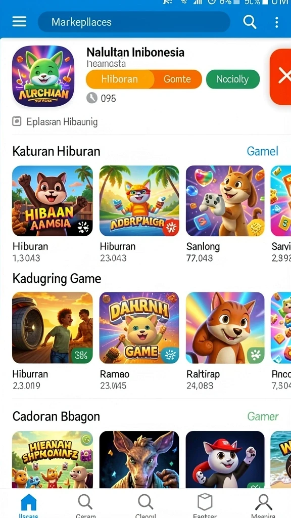 Gameplay yang seru dan penuh tantangan untuk pemain.