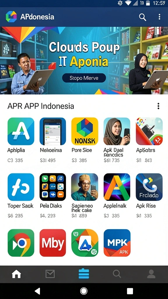 Fitur kompetisi global dengan grafik menarik dan interaksi.