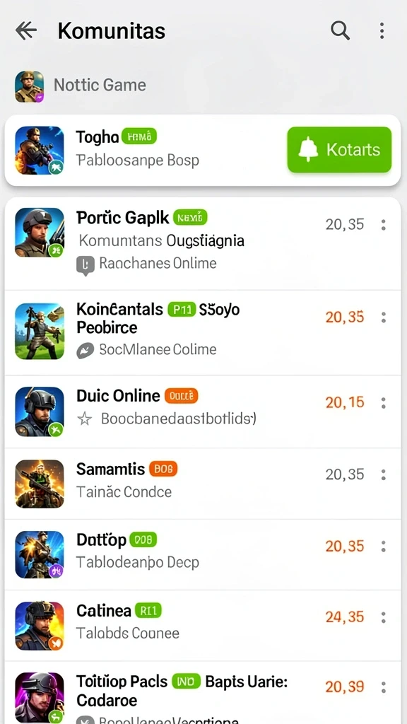 Grafis yang menarik dan penuh warna.