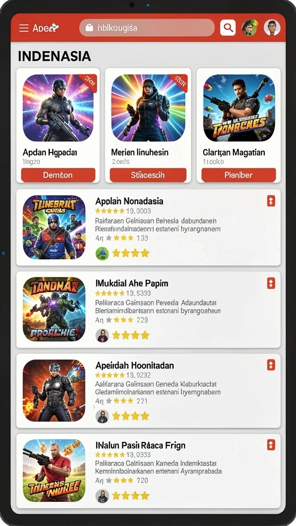 Tantangan seru yang membuat adrenalin meningkat.