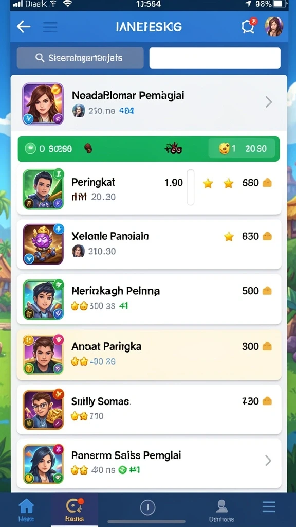 Tampilan antarmuka utama LUCKYBEST88 yang menarik.