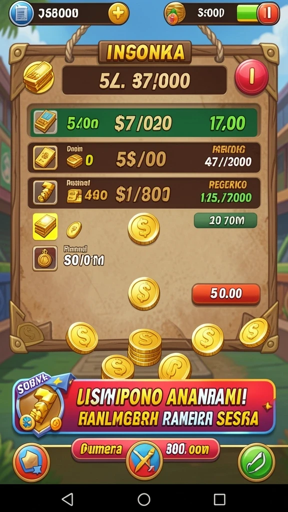 Tampilan utama LUCKYDF yang menarik dan ramah pengguna.