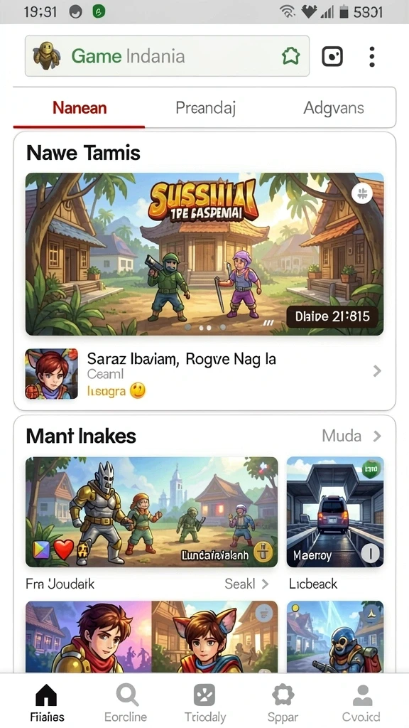 Tampilan antarmuka yang menarik dan modern.