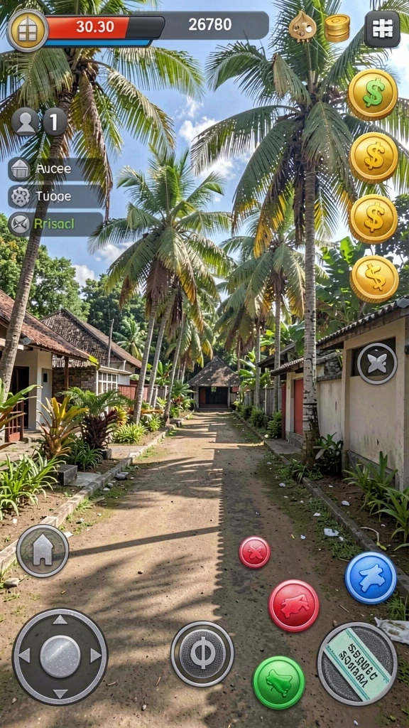 Grafis yang halus dan penuh warna, meningkatkan pengalaman bermain.