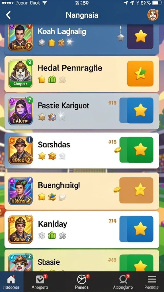Berbagai permainan slot yang menarik.