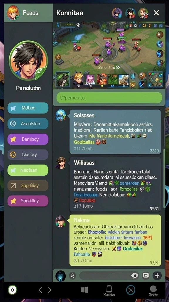 Tampilan awal permainan yang menarik dengan karakter ikonik.