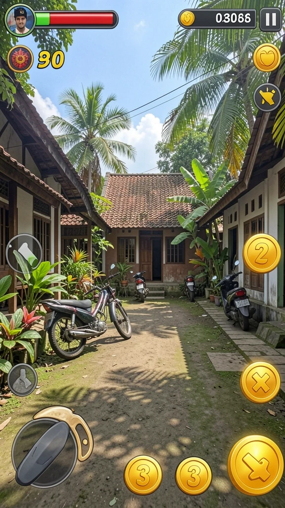 Momen gameplay seru dalam petualangan yang menantang.