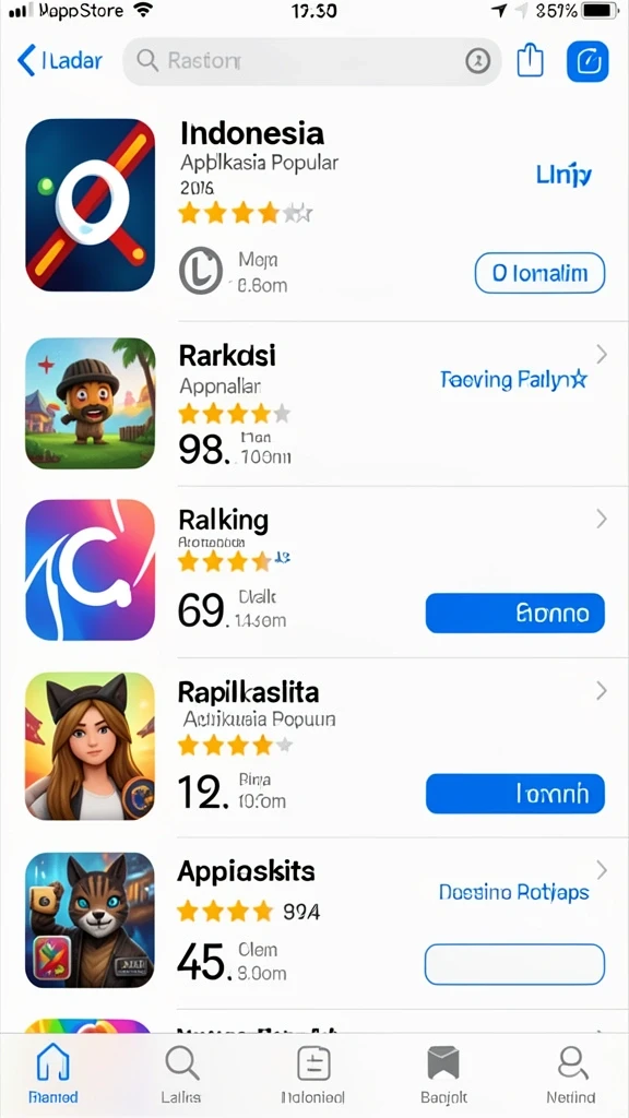 Tangkapan layar menghadirkan berbagai mode permainan yang menarik.