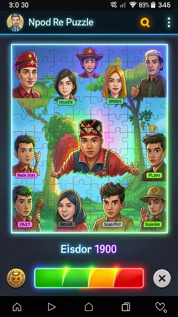 Tampak karakter utama dalam aksi bertarung.