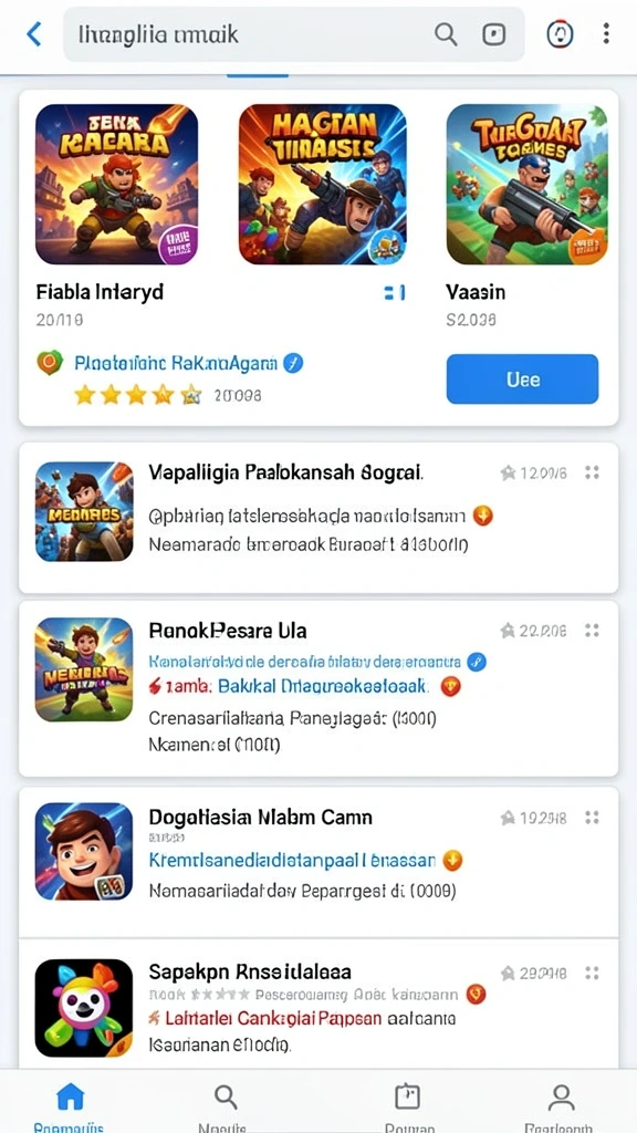 Fitur interaksi sosial dengan pemain lain.