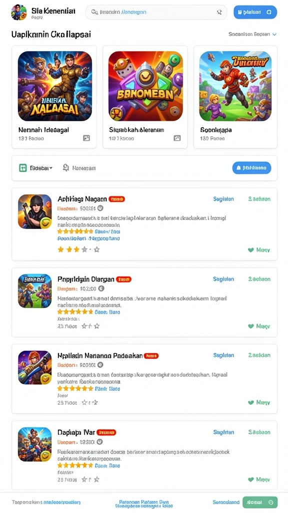 Tampilan antarmuka yang menarik dan ramah pengguna.