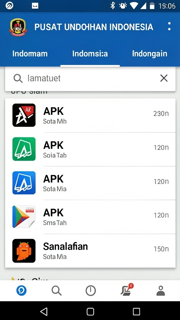Screenshot aplikasi menunjukkan level penuh warna yang menantang.