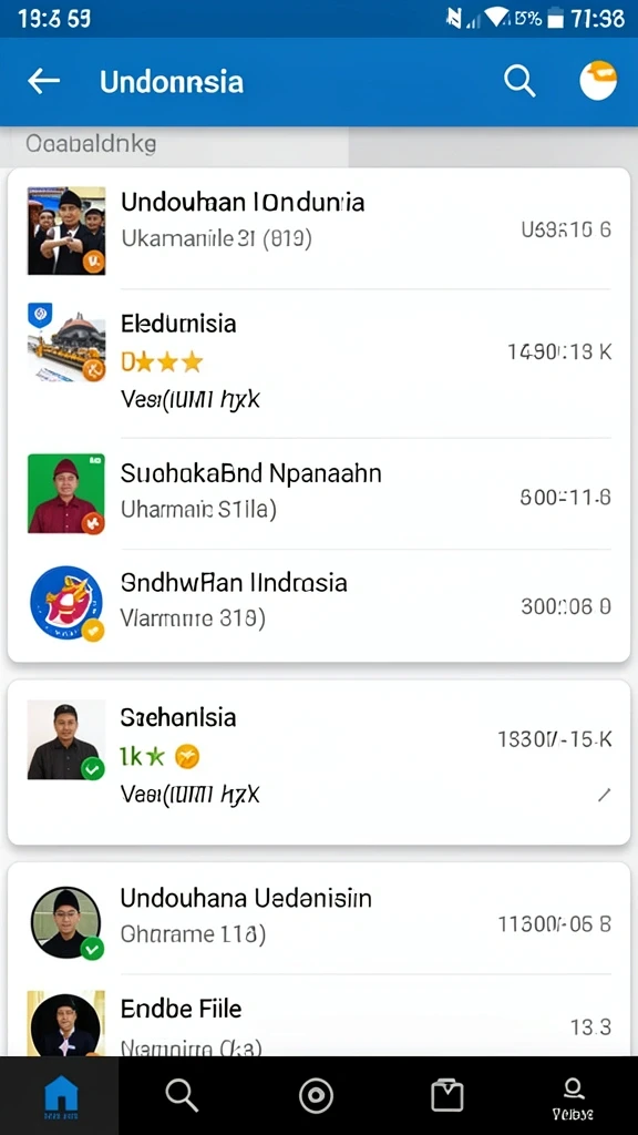 Tampilan awal game yang menarik dan penuh warna.
