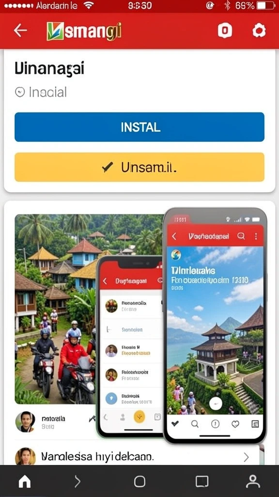 Tampilan antarmuka yang intuitif dan menarik.