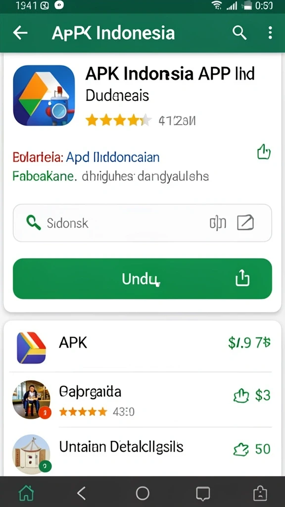 Tampilan awal yang menarik dan ramah pengguna.
