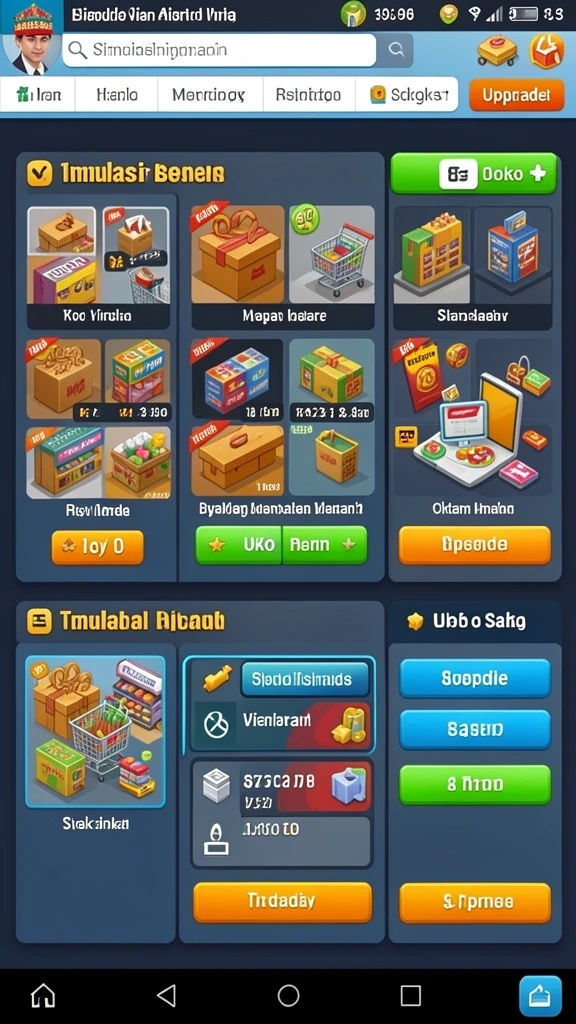 Menampilkan leaderboard yang penuh dengan kompetisi.