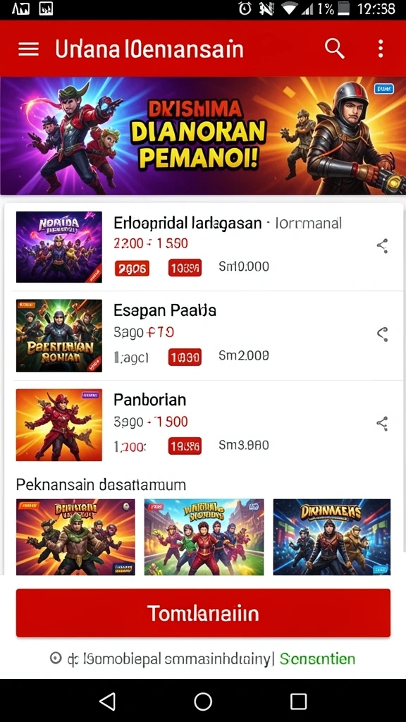 Tampilan antarmuka pengguna yang menarik dan mudah dinavigasi.