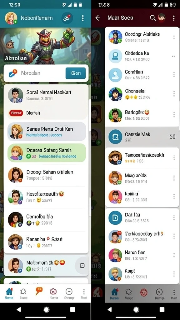 Tangkapan layar menampilkan karakter utama dalam aksi epik.